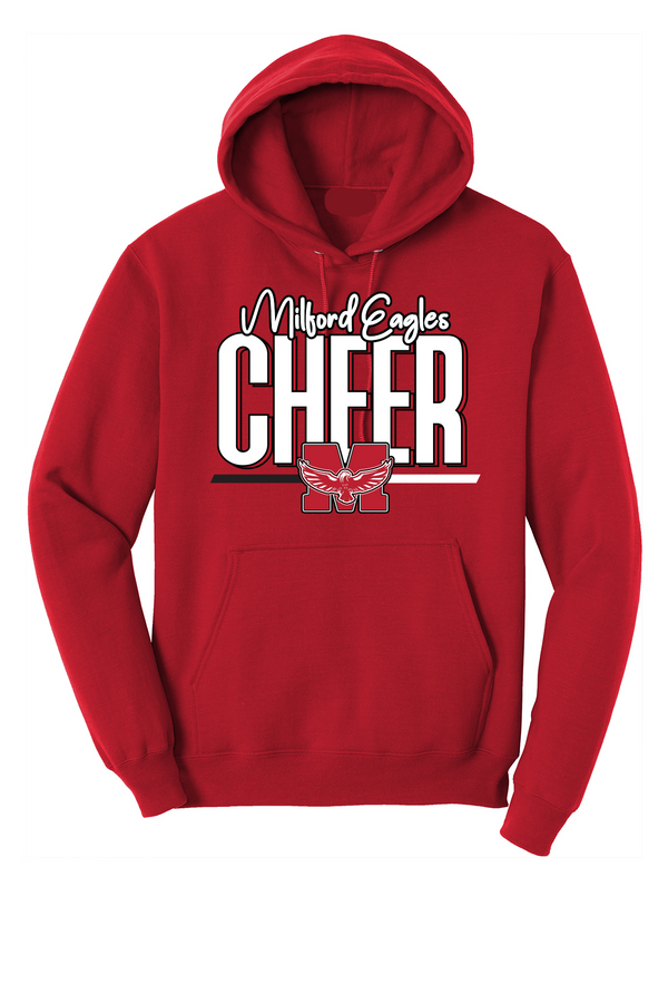 Milford Eagles Cheer Logo Hoodie