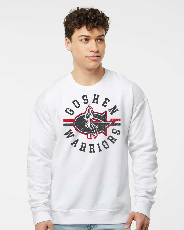 Warriors Big Circle Crewneck