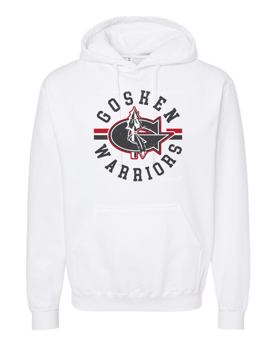 White best sale warriors hoodie