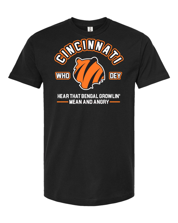 Cincinnati  Mean and Angry Unisex T-Shirt