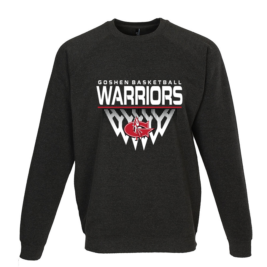 warriors crew neck sweatshirt