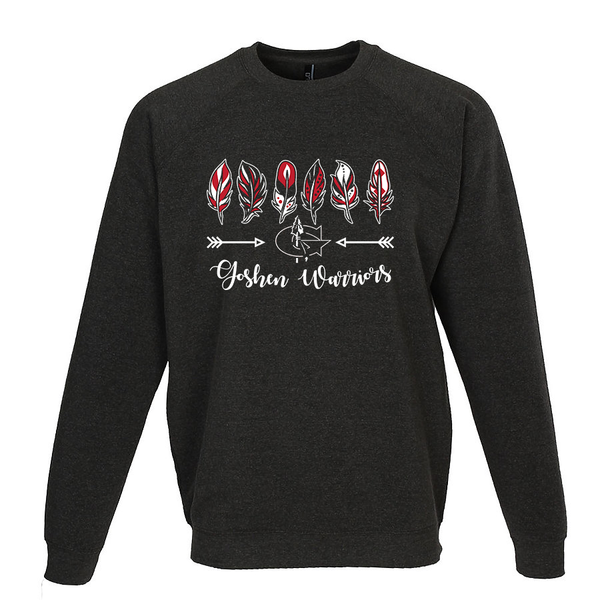Goshen Warriors 6 feather Crewneck