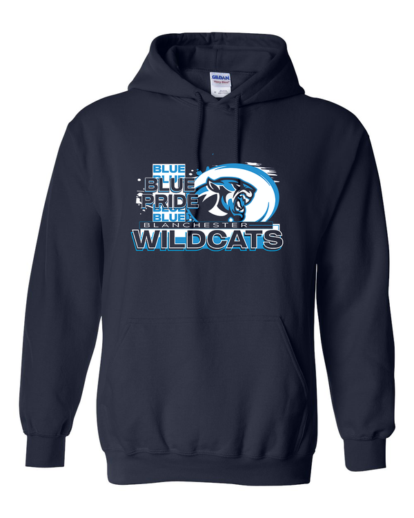 Blanchester Wildcats Blue Pride Hoodie