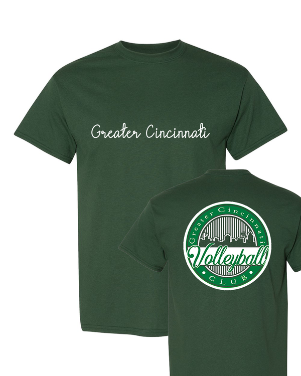 GCVC Script/Vineyard Tee (Front and back design)