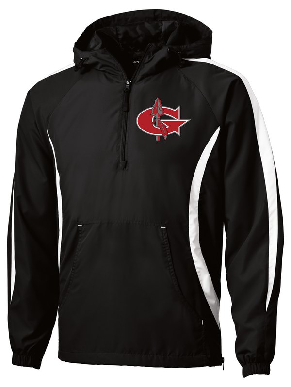 Goshen Embroidered G Wind Breaker Jacket with Hood