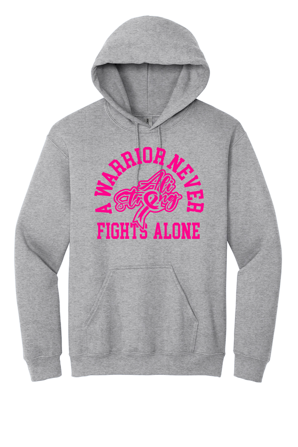 A warrior never fights alone hoodie