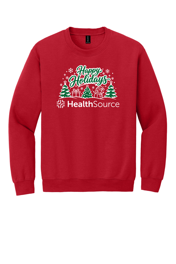 HealthSource Christmas Crewneck (PLEASE SELECT YOUR OFFICE AND STORE PICKUP)