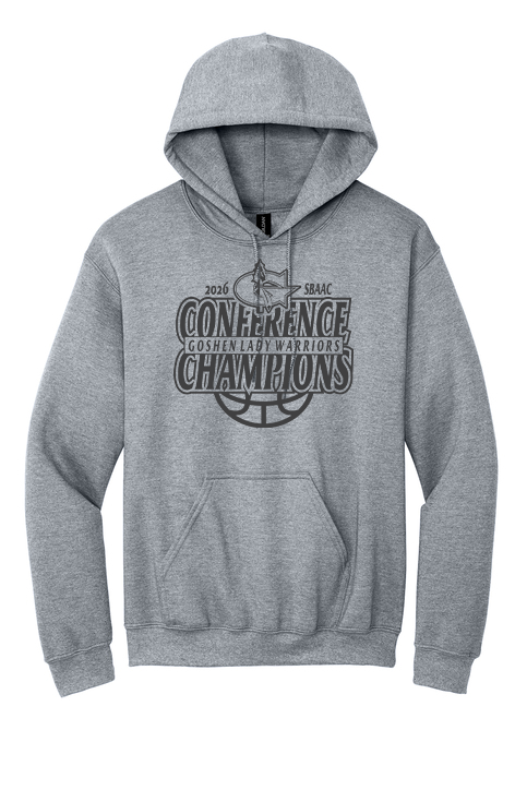 Goshen Lady Warrior Basketball Conference Championship Hoodie(STORE PICKUP ONLY)