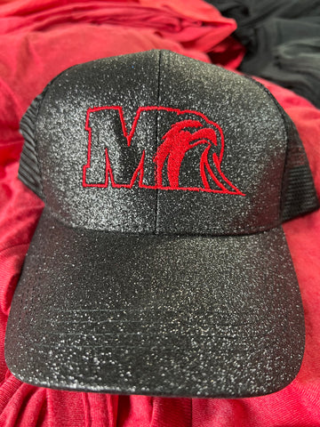 Milford Glitter Ponytail Embroidered Hat