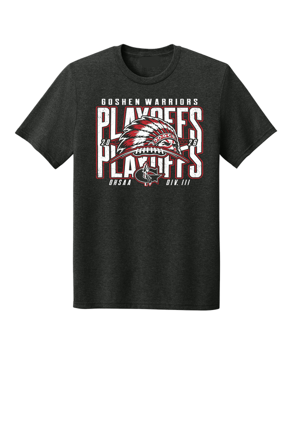 Goshen Warriors Playoff Gear Tee(STORE PICKUP ONLY)