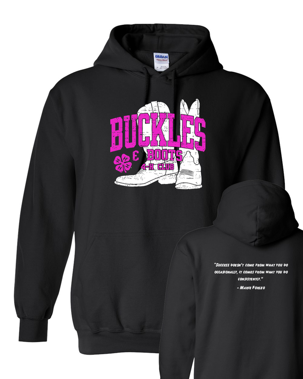 Clermont County 4-H Club Buckles & Boots Hoodie