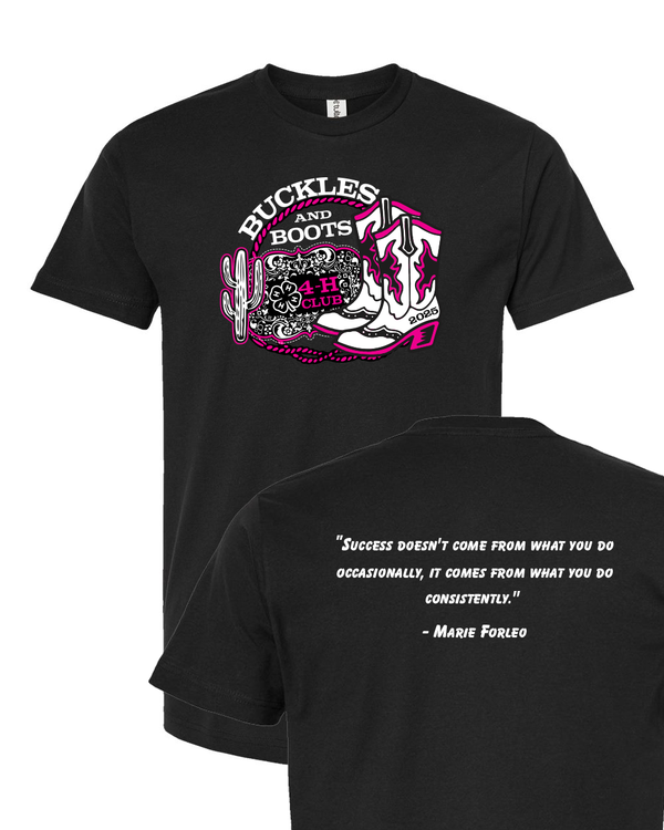 Clermont County 4-H Club Buckles & Boots T-Shirt