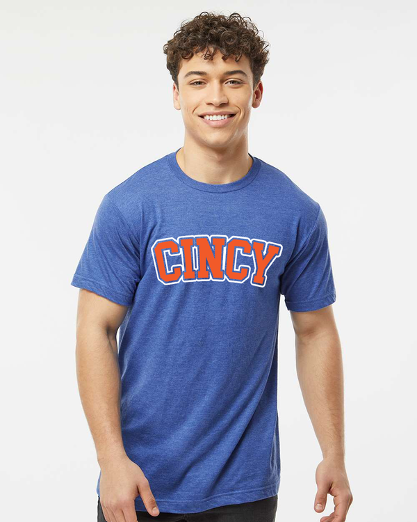 Cincy Blue Statement Tee