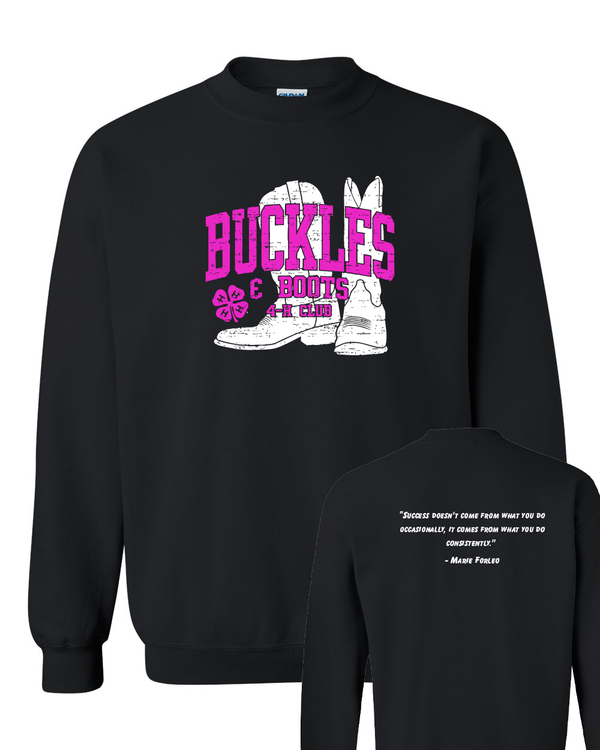Clermont County 4-H Club Buckles & Boots Crewneck