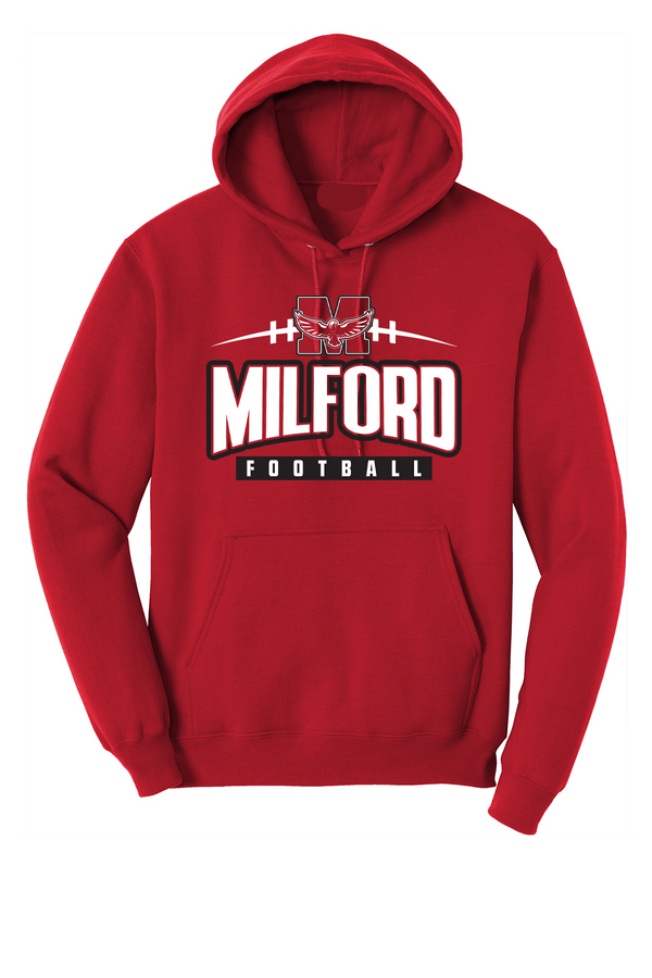 Milford Eagles Laces Hoodie