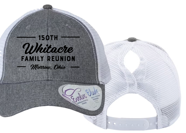 Whitacre 150th Ponytail Hat adjustable