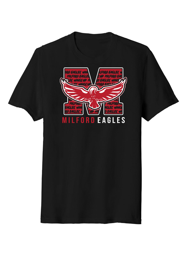 Milford Eagles Wings Up Tee