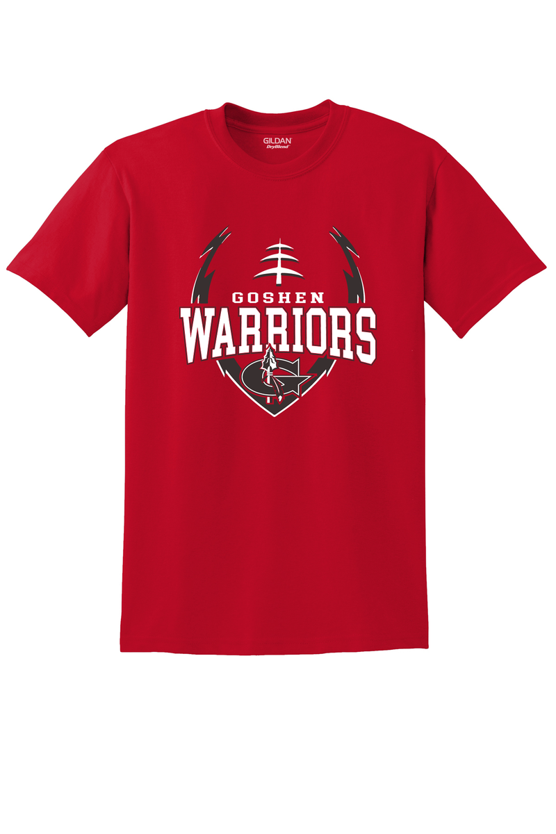 GOSHEN WARRIORS BIG LOGO FOOTBALL TEE – Wage War Apparel