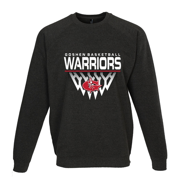 Goshen Warriors Faded Basketball Crewneck