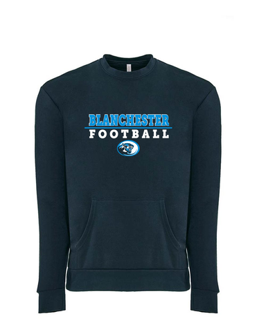 Blanchester Wildcats Football Team Crew neck With Pocket