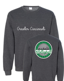 GCVC Script logo - Vineyard Style 50/50 Crewneck Sweatshirt
