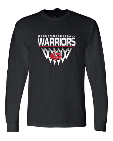 Warrior Basketball Faded Net Long Sleeve T-Shirt