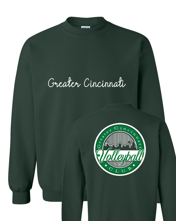 GCVC Script logo - Vineyard Style 50/50 Crewneck Sweatshirt