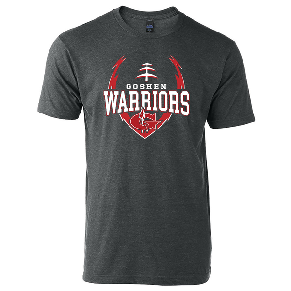 Goshen Warriors Football Big Logo SOFT Tee